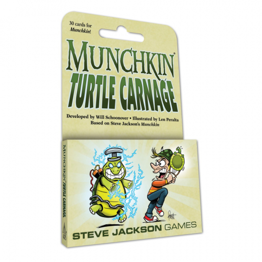 Munchkin: Turtle Carnage (Exp.) ryhmässä SEURAPELIT / Lisäosat @ Spelexperten (SJG4275)