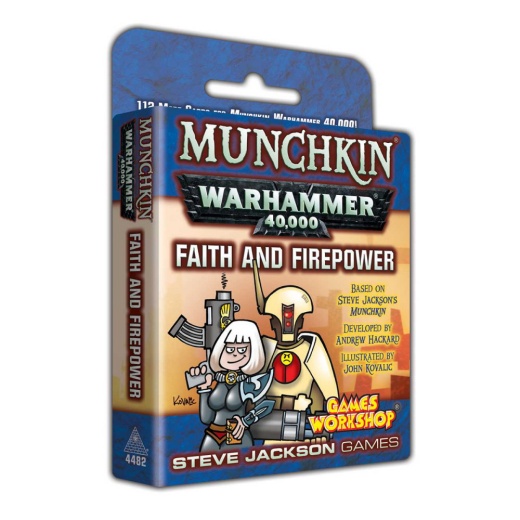 Munchkin Warhammer 40,000: Faith and Firepower (Exp.) ryhmässä SEURAPELIT / Lisäosat @ Spelexperten (SJG4482)