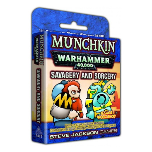 Munchkin Warhammer 40,000: Savagery and Sorcery (Exp.) ryhmässä SEURAPELIT / Lisäosat @ Spelexperten (SJG4483)