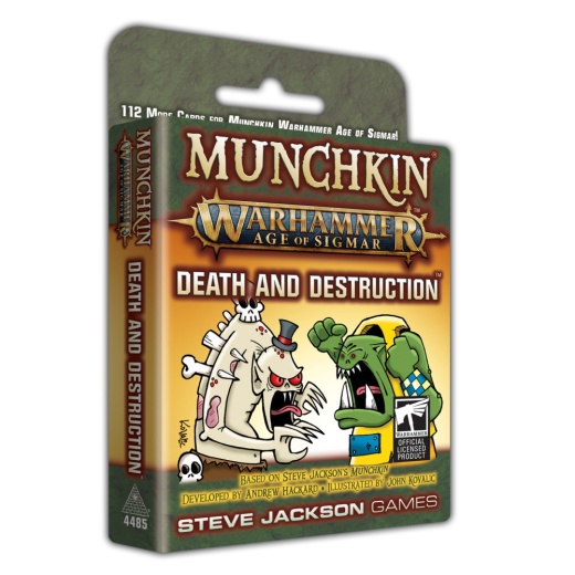Munchkin Warhammer: Age of Sigmar - Death and Destruction (Exp.) ryhmässä SEURAPELIT / Lisäosat @ Spelexperten (SJG4485)