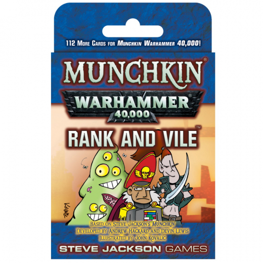 Munchkin Warhammer 40,000: Rank and Vile (Exp.) ryhmässä SEURAPELIT / Lisäosat @ Spelexperten (SJG4489)