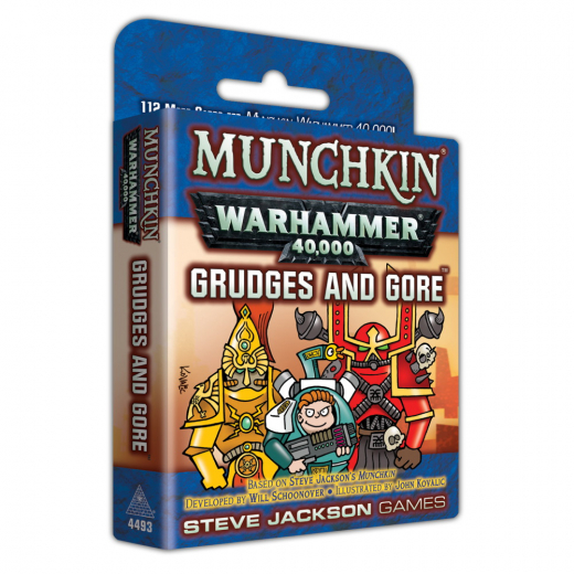 Munchkin Warhammer 40,000: Grudges and Gore (Exp.) ryhmässä SEURAPELIT / Pelisarjat / Munchkin @ Spelexperten (SJG4493)