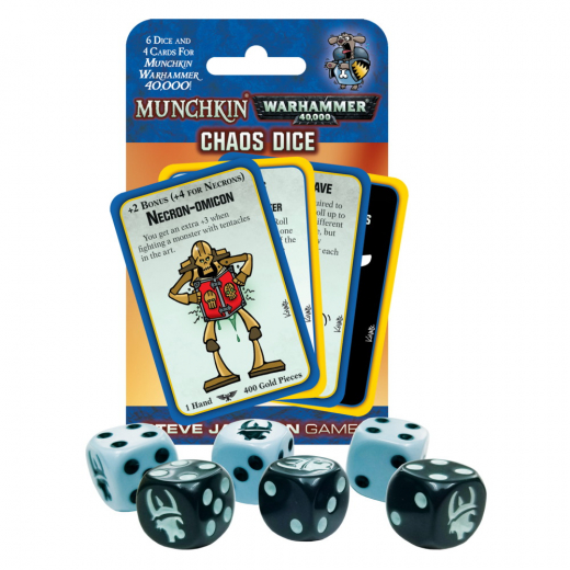 Munchkin Warhammer 40,000 Chaos Dice (Exp.) ryhmässä SEURAPELIT / Tarvikkeet / Dice & Accessories @ Spelexperten (SJG5646)