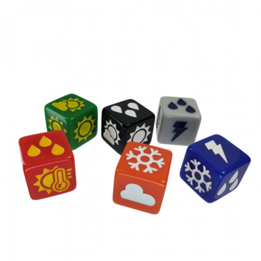 Weather Dice Set ryhmässä SEURAPELIT / Tarvikkeet / Dice & Accessories @ Spelexperten (SJG5981)