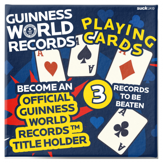 Guinness World Records - Playing Cards ryhmässä LELUT / Hauskoja vempaimia @ Spelexperten (SKGWRKIT04)