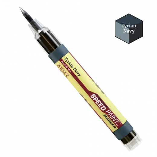 Army Painter: Speedpaint Marker - Tyrian Navy ryhmässä SEURAPELIT / Tarvikkeet / Muut @ Spelexperten (SM1049)