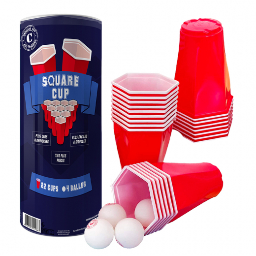 Beer Pong Square Cups ryhmässä SEURAPELIT / Juhlapelit @ Spelexperten (SQUARECUP)