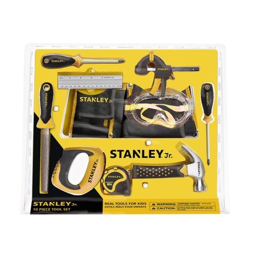Stanley Jr DIY - Työkalusarja 10 Delar ryhmässä  @ Spelexperten (ST006-10)