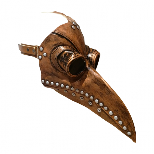 Latex Mask Steampunk Plague ryhmässä LELUT / Naamiaiset / Naamiot @ Spelexperten (STE-PLA)