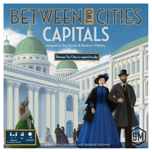 Between Two Cities: Capitals (Exp.) ryhmässä SEURAPELIT / Lisäosat @ Spelexperten (STM505)