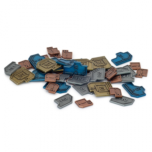 Vantage: Metal Coins (Exp.) ryhmässä SEURAPELIT / Tarvikkeet / Muut @ Spelexperten (STM951)