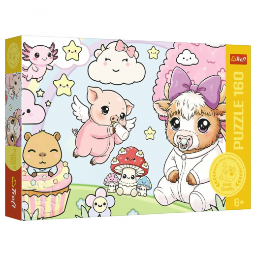Trefl Palapeli: Baby Animals 160 Palaa ryhmässä PALAPELIT / Lasten palapelit @ Spelexperten (T-15443)