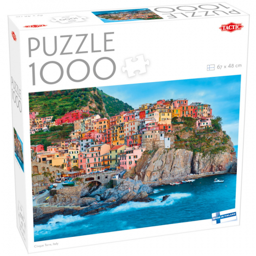 Tactic Palapeli: Cinque Terre Italy 1000 Palaa ryhmässä PALAPELIT / Tactic @ Spelexperten (T-58252)