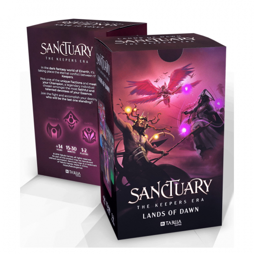 Sanctuary: The Keepers Era - Lands of Dawn ryhmässä SEURAPELIT / Korttipelit @ Spelexperten (TBG0501)