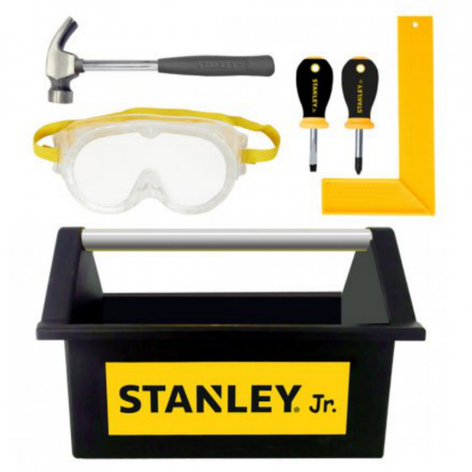 Stanley Jr DIY - Open Toolbox + 5 pc Toolset ryhmässä LELUT / Luo & maalaa @ Spelexperten (TBS005-06-SY)