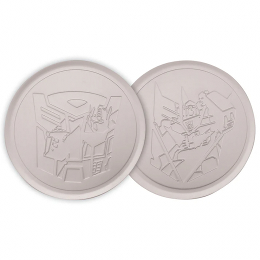 Transformers Set of 4 Embossed Metal Coasters ryhmässä UUTUUDET @ Spelexperten (THG-TRA06)