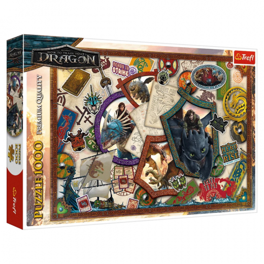 Trefl How to Train Your Dragon 1000 Palaa ryhmässä PALAPELIT / 1000 palaa @ Spelexperten (TRE-10959)