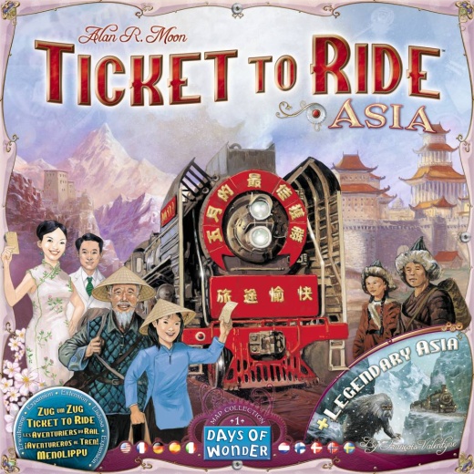 Ticket To Ride: Asia (Exp.) ryhmässä SEURAPELIT / Lisäosat @ Spelexperten (TTAS001)