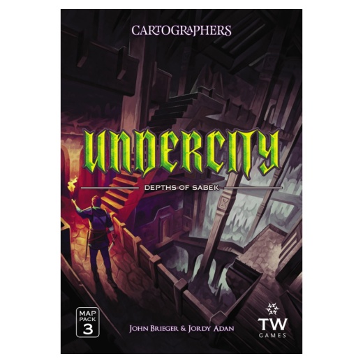 Cartographers: Undercity - Depths of Sabek (Exp.) ryhmässä SEURAPELIT / Lisäosat @ Spelexperten (TWK4064)