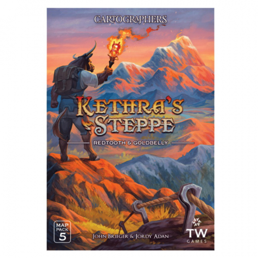Cartographers: Kethra's Steppe - Redtooth & Goldbelly (Exp.) ryhmässä SEURAPELIT / Lisäosat @ Spelexperten (TWK4067)