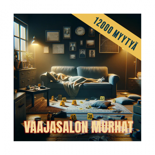Unsolved Mysteries - Vaajasalon Murhat ryhmässä SEURAPELIT / Escape Room @ Spelexperten (U-F002)