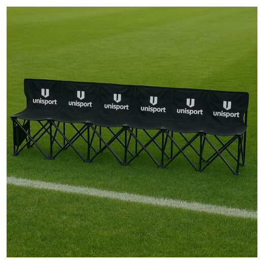 Unisport Kokoontaitettava Penkki – Musta/Valkoinen ryhmässä ULKOPELIT / Jalkapallo / Koulutustarvikkeet @ Spelexperten (U240035)