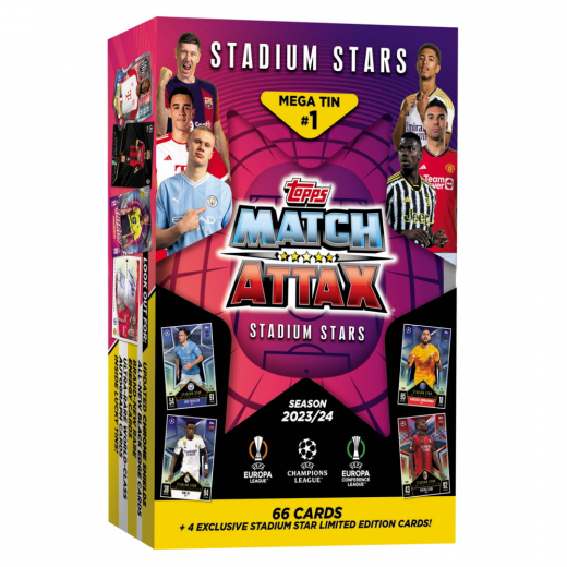 Match Attax TCG Stadium Stars 23/24 Mega Tin #1 ryhmässä SEURAPELIT / Korttipelit @ Spelexperten (UCLMA23-2306-1)