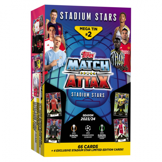 Match Attax TCG Stadium Stars 23/24 Mega Tin #2 ryhmässä SEURAPELIT / Korttipelit @ Spelexperten (UCLMA23-2306-2)