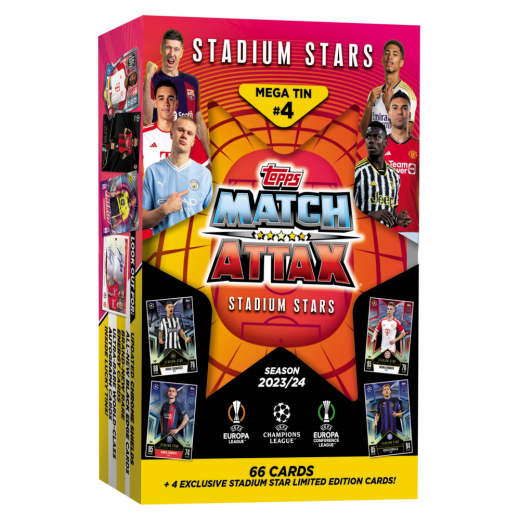 Match Attax TCG Stadium Stars 23/24 Mega Tin #4 ryhmässä SEURAPELIT / Korttipelit @ Spelexperten (UCLMA23-2306-4)