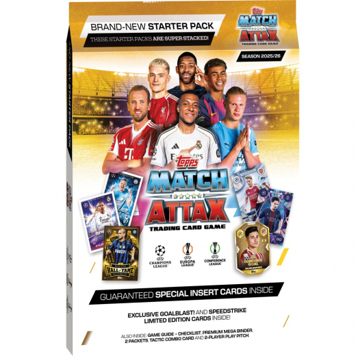 Topps Match Attax Champions League Starter Pack 2025/26 ryhmässä SEURAPELIT / Keräilykortit @ Spelexperten (UCLMA25-02)