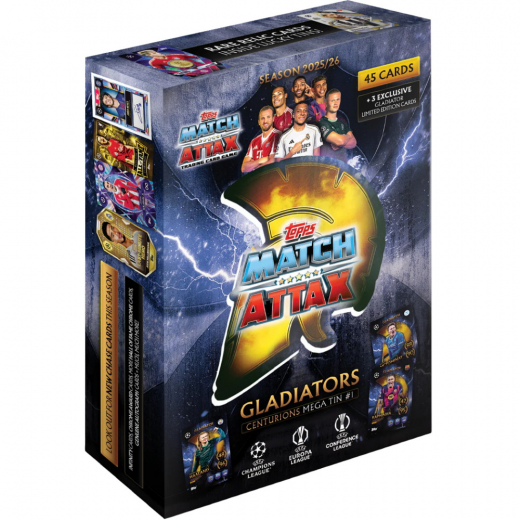 Match Attax UCC Gladiators Centurions Mega Tin #1 2025/26 ryhmässä SEURAPELIT / Keräilykortit @ Spelexperten (UCLMA25-05-1)