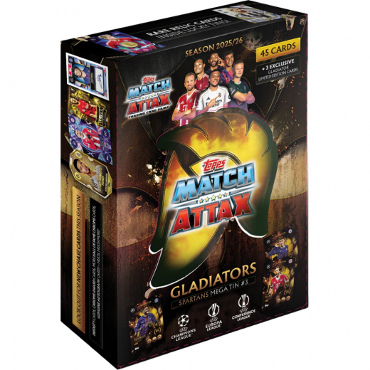 Match Attax UCC Gladiators Spartans Mega Tin #3 2025/26 ryhmässä SEURAPELIT / Keräilykortit @ Spelexperten (UCLMA25-05-3)