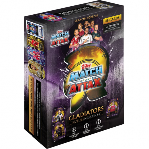 Match Attax UCC Gladiators Battlers Mega Tin #4 2025/26 ryhmässä SEURAPELIT / Keräilykortit @ Spelexperten (UCLMA25-05-4)