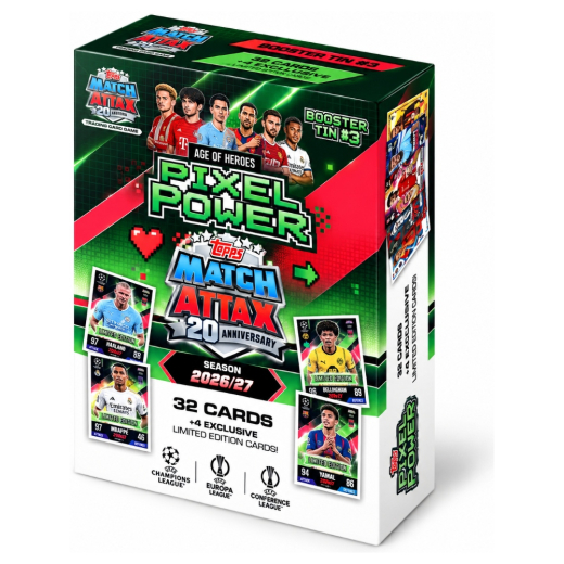 Topps Champions League Cards 2026/27 Mega Tin 3 ryhmässä UUTUUDET @ Spelexperten (UCLMA26-053)