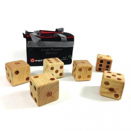 Uber Wooden Dice Gigant ryhmässä ULKOPELIT / Muut @ Spelexperten (UG520)