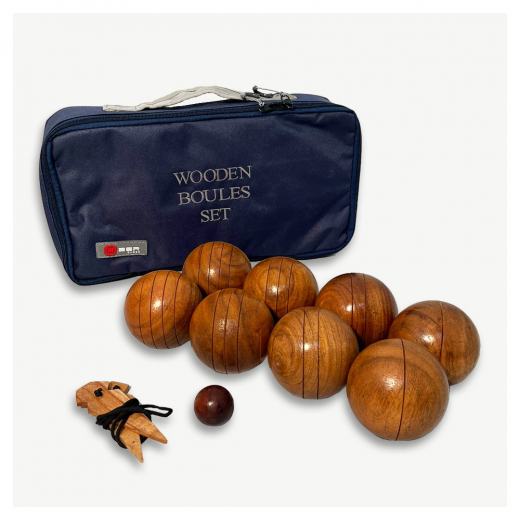 Wooden Boules Set ryhmässä ULKOPELIT / Petankki @ Spelexperten (UG535)