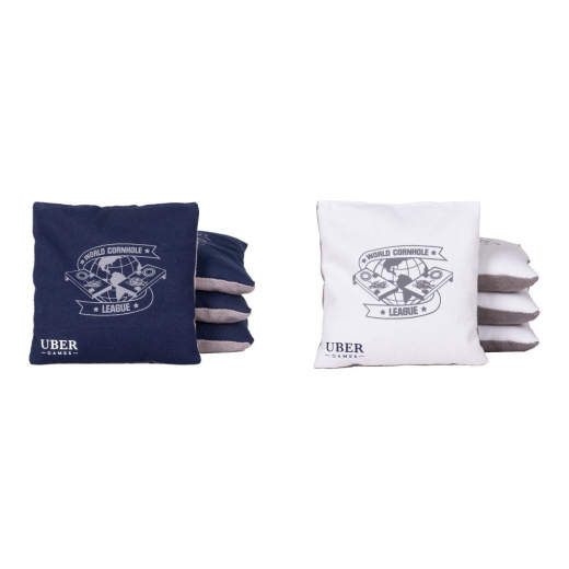 WCL Cornhole Bean Bags Navy & White ryhmässä ULKOPELIT / Muut @ Spelexperten (UG594-R)