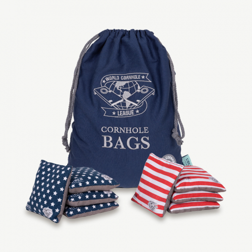 WCL Cornhole Bean Bags Stars & Stripes ryhmässä ULKOPELIT / Muut @ Spelexperten (UG595)