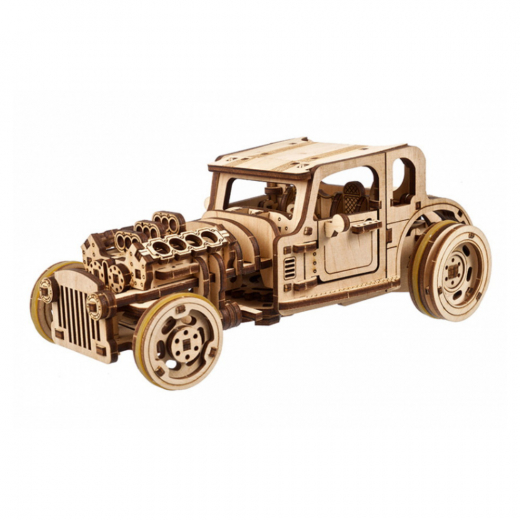 Ugears Hot Rod Furious Mouse ryhmässä PALAPELIT / Mallirakennus / Ugears @ Spelexperten (UG70192)