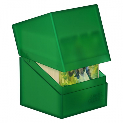Ultimate Guard Boulder Deck Case 100+ Standard Size Emerald ryhmässä SEURAPELIT / Tarvikkeet / Varastointi @ Spelexperten (UGD010694)