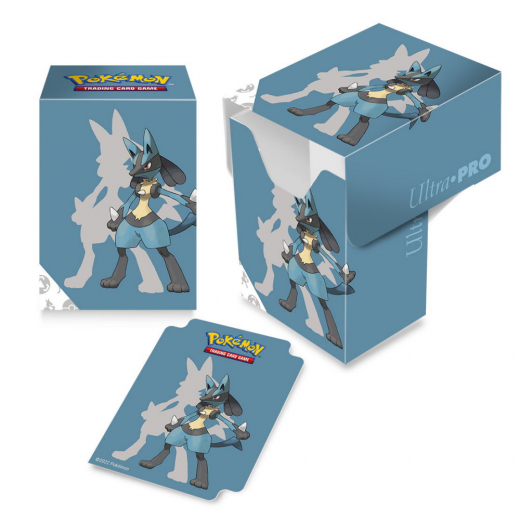 Pokémon TCG: Lucario Full View Deck Box ryhmässä SEURAPELIT / Pokémon @ Spelexperten (ULT15857)