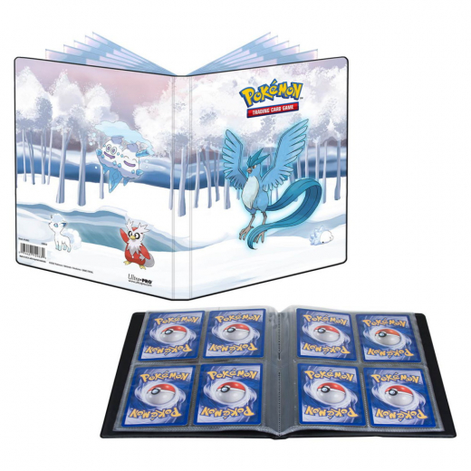 Pokémon TCG: Frosted Forest 4-Pocket Portfolio ryhmässä SEURAPELIT / Tarvikkeet / Varastointi @ Spelexperten (ULT15983)