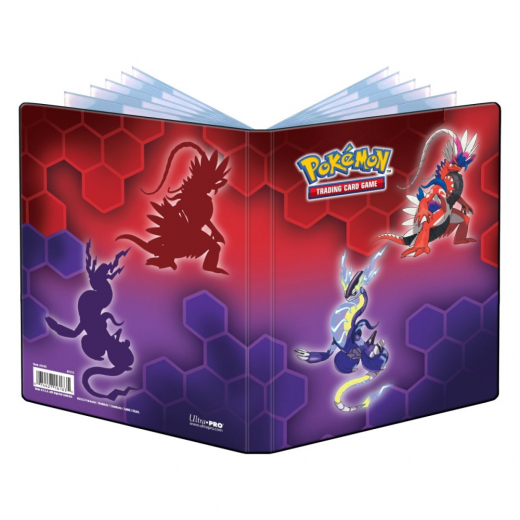 Pokémon TCG: Koraidon & Miraidon 4-Pocket Portfolio ryhmässä SEURAPELIT / Tarvikkeet / Varastointi @ Spelexperten (ULT16183)