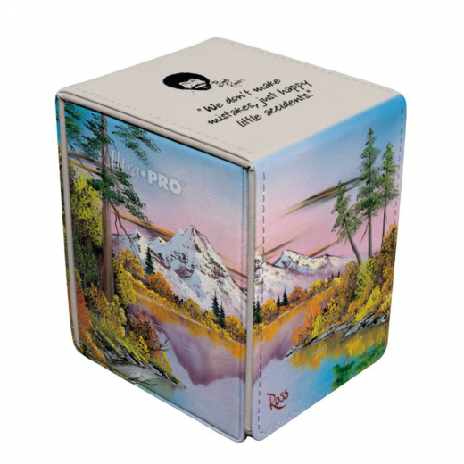 Ultra Pro: Deck Bock Alcove Flip - Bob Ross Mighty Mountain Lake ryhmässä SEURAPELIT / Tarvikkeet @ Spelexperten (ULT16528)