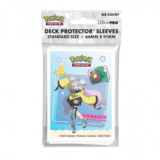 Pokémon TCG: Deck Protector Sleeves - Iono and Bellibolt ryhmässä SEURAPELIT / Tarvikkeet / Sleeves @ Spelexperten (ULT16628)