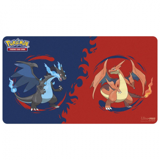 Pokémon TCG: Playmat - Mega Charizard X & Mega Charizard Y ryhmässä SEURAPELIT / Tarvikkeet / Varastointi @ Spelexperten (ULT16738)