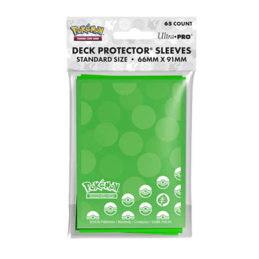Pokémon TCG: Deck Protector Sleeves - Energy Grass ryhmässä SEURAPELIT / Tarvikkeet / Sleeves @ Spelexperten (ULT16742)
