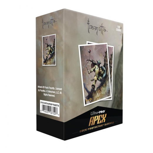 Apex Deck Protector Sleeves: Frank Frazetta - Warrior with Ball and Chain ryhmässä SEURAPELIT / Tarvikkeet / Sleeves @ Spelexperten (ULT16754)