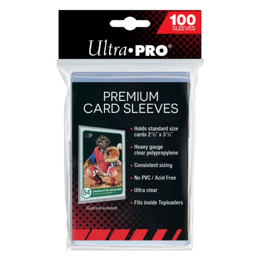 Ultra Pro Premium Sleeves 63,5 x 88 mm ryhmässä SEURAPELIT / Tarvikkeet @ Spelexperten (ULT81385)