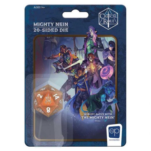 Critical Role: Mighty Nein 20-Sided Die ryhmässä SEURAPELIT / Tarvikkeet / Dice & Accessories @ Spelexperten (USAACL139516)